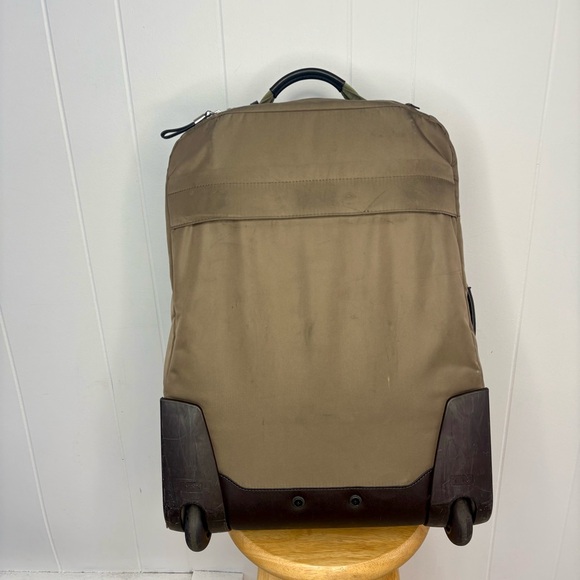 Tumi Voyageur Super Leger International Carry On Rolling Suitcase Bag Green - Picture 6 of 13